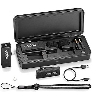 Godox MoveLink Mini UC Kit 2 Wireless Microphone System for Cameras & Mobile Devices